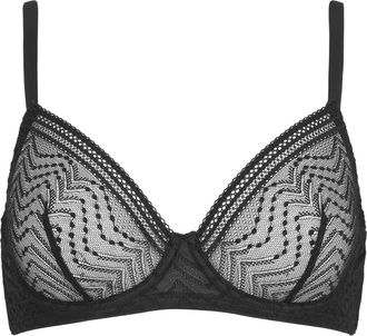Huit Eclatante Underwire Bra in Black at Nordstrom, Size 34C