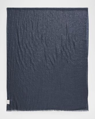 Brunello Cucinelli Sparkling Cashmere and Silk Scarf