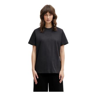 Ganni Essential T-shirt - Dames - Tops - Zwart - Maat: XS Katoen