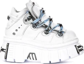 New Rock 106 Tower - unisex - New Rock - Lace-up Boots - White - 4 UK - Shoes