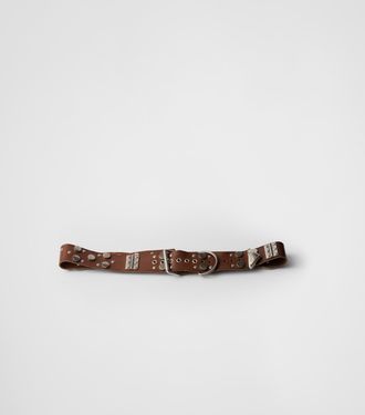 Prada Studded leather belt