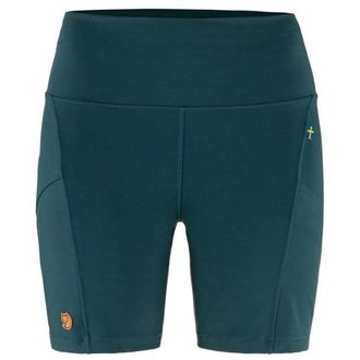 Fj&auml;llr&auml;ven Abisko 6 Short Tights Leggings f&uuml;r Damen | blau