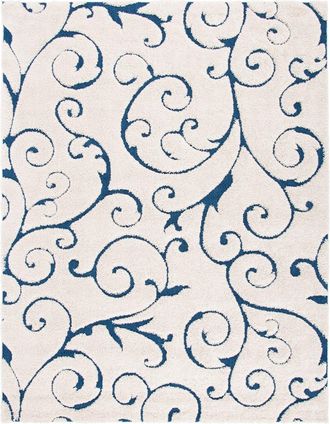 Safavieh Alfombra Beige/Azul 236 X 305 cm