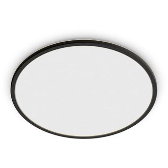 Philips Lighting Lampada da Soffitto led Superslim, Equivalente a 22W, 27K, IP20, Non Dimmerabile, Nero - Philips