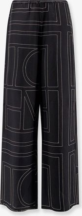 Toteme Pantaloni Monogram in seta - TOTEME - gender_Woman