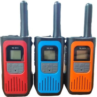 OEM Walkie Talkie De Largo Alcance, 3 Unidades, Recargable, Para Ni&ntilde;os Y Adultos, Con Usb C, Bater&iacute;a De Litio De 16 Canales, Ideal Para Camping, Senderism