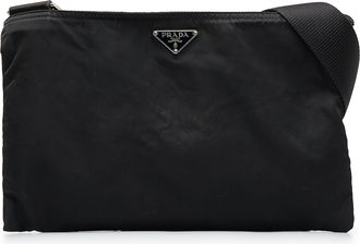 Prada Black Tessuto Crossbody Bag