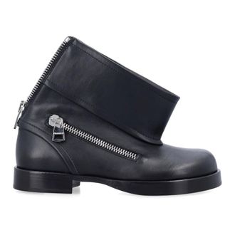 J.W.Anderson Ankle Boots, female, Black, 5 UK, Black Closed Biker Ankle Boots