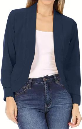 Generic Lilac Blazer Ladies Blazer Jackets Long Sleeve Curved-WomenS Suits & Blazers Lightweight Sheer Cardigans for Women Short Lightweight Cardigans for Wom