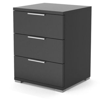 Vicco Comodini camera da letto Florenz, Nero, 46.2 x 60.5 cm Vicco