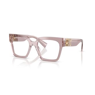 Miu Miu MU 04Uv Eyeglasses - Dames - Brillen - Paars - 50 MM - Leer - Accessoires