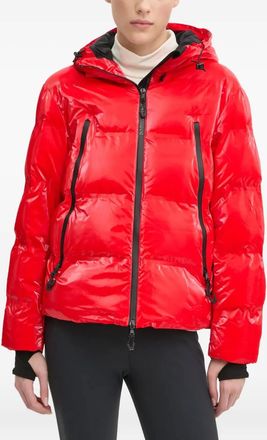 Emporio Armani Giacca con cappuccio e zip - Rosso