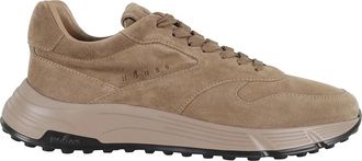 Hogan Trekking Suede Sneakers Hyperlight Model - Heren - Sneakers - Bruin - 45 EU - Katoen - Schoenen