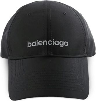 Balenciaga Hoeden - Heren - Petten - Zwart - M - Nylon - Accessoires