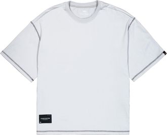 Alpha Industries T-Shirt ALPHA INDUSTRIES Studio Bubble Backprint T-Shirt, Herren, Gr. XXL, grau (pastel grau), Obermaterial: 100% Baumwolle, Shirts T-Shirt