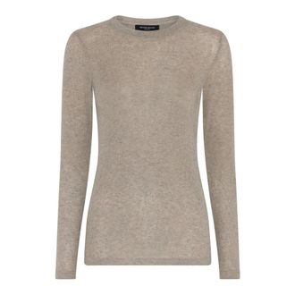 Bruuns Bazaar Maglia a Maniche Lunghe con Collo Alto - - Tops - Donna - Grigio - L