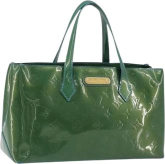 Louis Vuitton Pre-owned Handbags, female, Green, Size: ONE SIZE Pre-owned Vintage Handbag