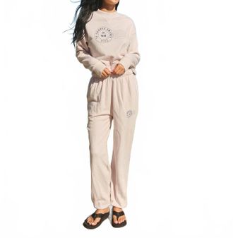 Sundry St Tropez Stamp Athletic Sweatpant In Oyster
