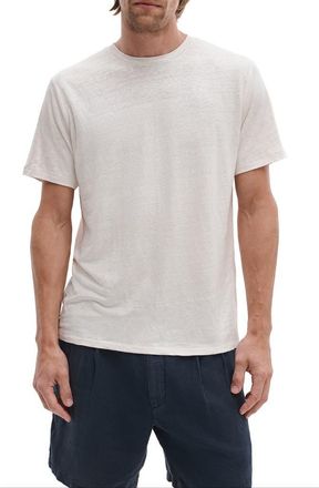 Rag & Bone Classic Linen T-Shirt in Beige at Nordstrom, Size Xx-Large