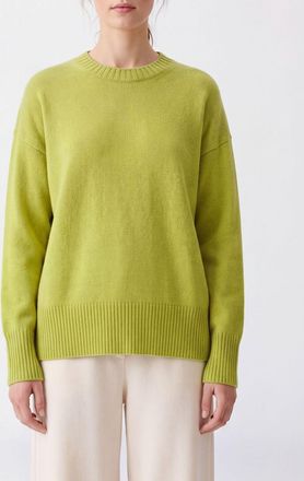 Allude Sweatshirt Woman color Lime