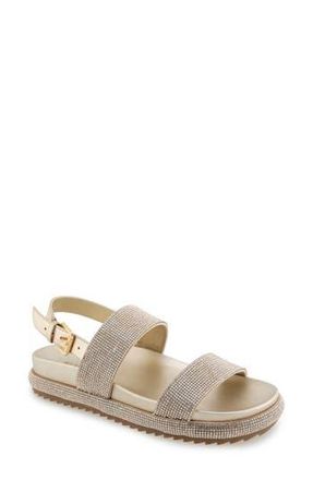 Kenneth Cole Reaction Darleen Sandal in Gold/Crystal at Nordstrom Rack, Size 6.5