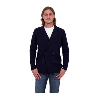 Tagliatore Willow Knit Blazer - male - Tagliatore - Blazers - Blue - XL - Jackets