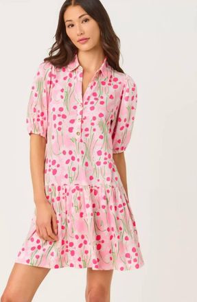 Lilly Pulitzer Bingley Mini Dress In Conch Shell Pink Sunny Daisies