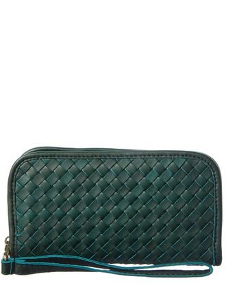 Persaman New York Sabrina Hand Woven Leather Wallet
