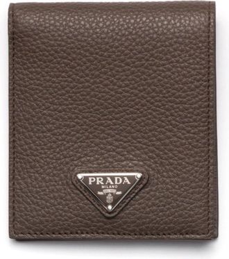 Prada Portafoglio in pelle - Grigio