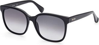 Max Mara MM0025 01B Womens Sunglasses Black Size 57