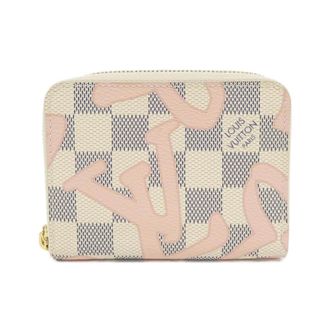 Louis Vuitton Damier Azur Azur Coated Canvas Coin Purse/Coin Case (Pre-Owned)