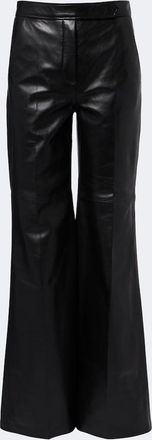 Dorothee Schumacher Leather flared pants