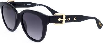 Moschino Womens 54mm Black Sunglasses