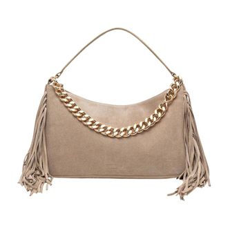 Twinset Dames, Tassen, Beige, Maat: ONE Size Su&egrave;de