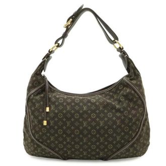 Louis Vuitton Pre-owned Monogram Mini Lin Manon MM Schoudertas - Dames - Pre-owned - Bruin - Maat: ONE Size Leer