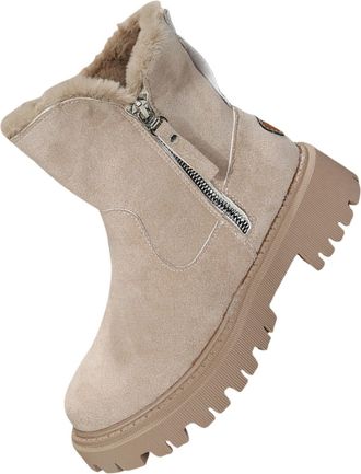 Generic Ankle Boots Womens Grace Snow Boots - Lined Winter Shoes Ankle Boots Waterproof Warm Snow Boot with Lining Winter Boots Comfort and Warmth Boots Outdo