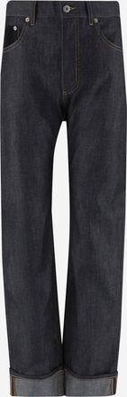 Bottega Veneta Womens Cotton Jeans Dark Grey