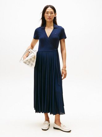 Tommy Hilfiger Midi-wikkeljurk, V-hals