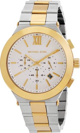 Michael Kors Oversized Billie Chronograph Quartz White Dial Mens Watch MK9221