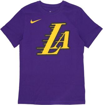 Nike T-Shirts, male, Purple, Size: XL City Edition Logo Tee Purple