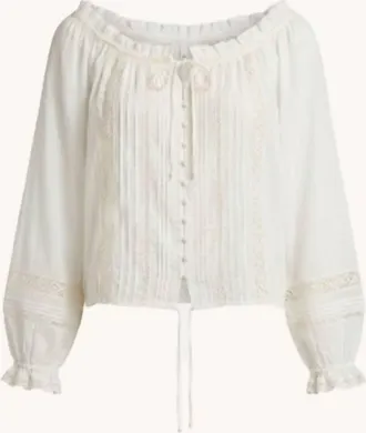 Elan Womens Off Shoulder Top In White