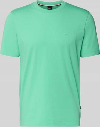 HUGO BOSS Regular Fit T-Shirt aus reiner Baumwolle Modell Thompson 01 in Hellgruen, Gr&ouml;&szlig;e XXL