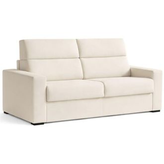 Dmora Divano letto 2 posti Ecate, Sof&agrave; trasformabile per salotto, imbottito, sfoderabile, Qualit&agrave; 100% Made in Italy, 200x95 h100 cm, Beige - Dmora