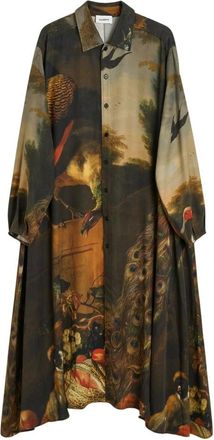 Soulland Dames, Jurken, Veelkleurig, Maat: Xs/S