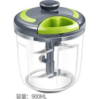 OEM Picadora Manual De Alimentos, Batidora De Inmersi&oacute;n Con Capacidad De 900 Ml Y 5 Cuchillas De Acero Inoxidable, Picadora Multifuncional Para Picar Toma