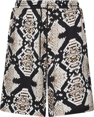 John Richmond Graphic Print Bermuda Shorts - Heren - Korte Broeken - Veelkleurig - 2XL - Korte Broeken