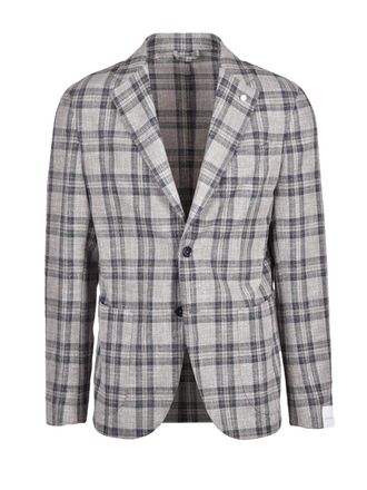 Lubiam Cotton Fitted Jacket - White
