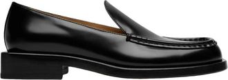 Jacquemus Schoenen, Heren, Zwart, 41 EU, Leer, Zwarte Platte Leren Schoenen
