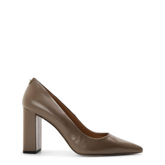 HUGO BOSS Womens Chpump90 Na 10258210 01 Court Shoes in Medium Brown - Size UK 4