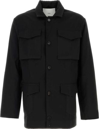 SETCHU Origami Safari Jacket - Heren - Zomerjassen - Zwart - L - Wol - Jassen
